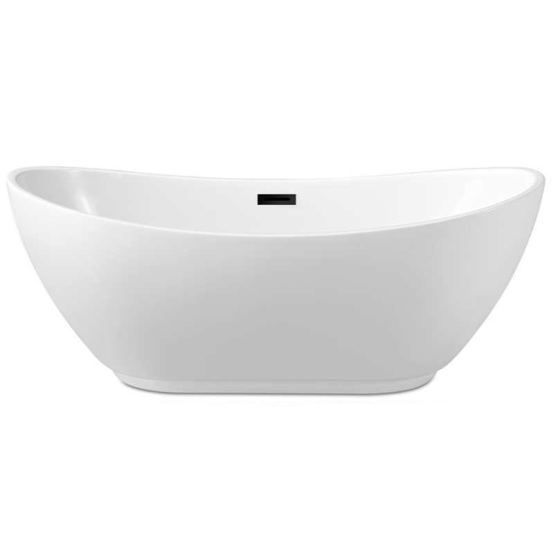 Wanna wolnostojąca PARMA z pokrywką BLACK - 170 x 72 cm