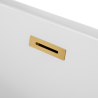Wanna wolnostojąca narożna prawa AVOLA z pokrywką GOLD - 170 x 80 cm