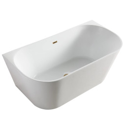 Wanna wolnostojąca przyścienna VIVA z pokrywką GOLD - 170 x 80 cm