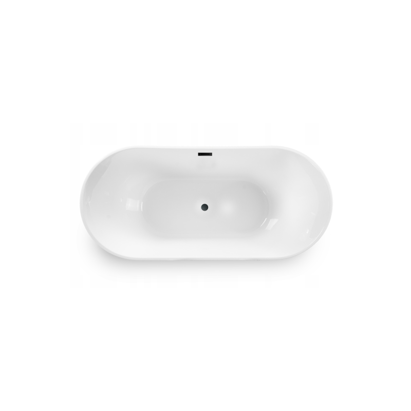 Wanna wolnostojąca PARMA z pokrywką BLACK - 170 x 72 cm