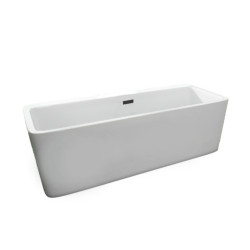 Wanna wolnostojąca ROMA z pokrywką BLACK - 170 x 80 cm