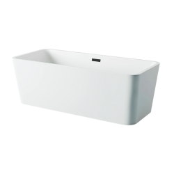 Wanna wolnostojąca ROMA z pokrywką BLACK - 170 x 80 cm