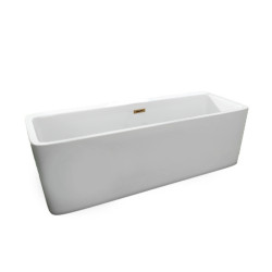 Wanna wolnostojąca ROMA z pokrywką GOLD  - 170 x 80 cm