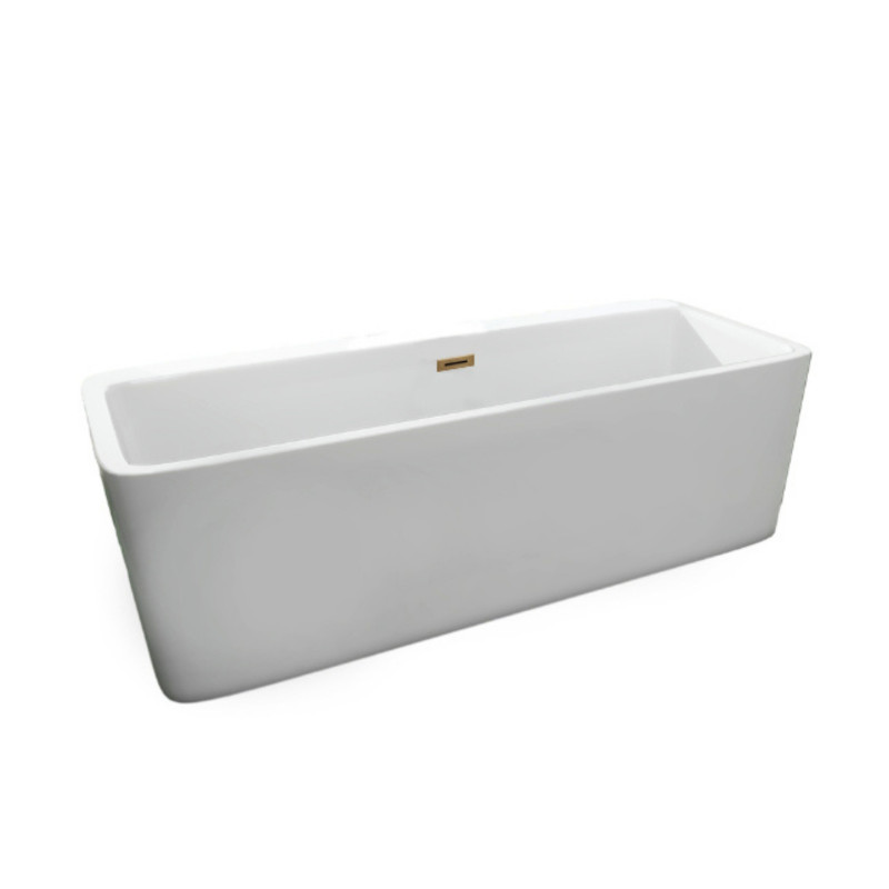 Wanna wolnostojąca ROMA z pokrywką GOLD  - 170 x 80 cm