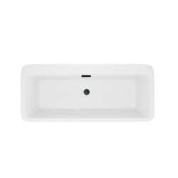 Wanna wolnostojąca ROMA z pokrywką BLACK - 170 x 80 cm