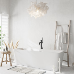 Wanna wolnostojąca ROMA z pokrywką BLACK - 170 x 80 cm