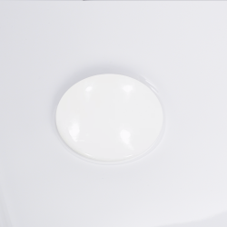 Wanna wolnostojąca narożna prawa AVOLA z pokrywką WHITE - 160 x 80 cm