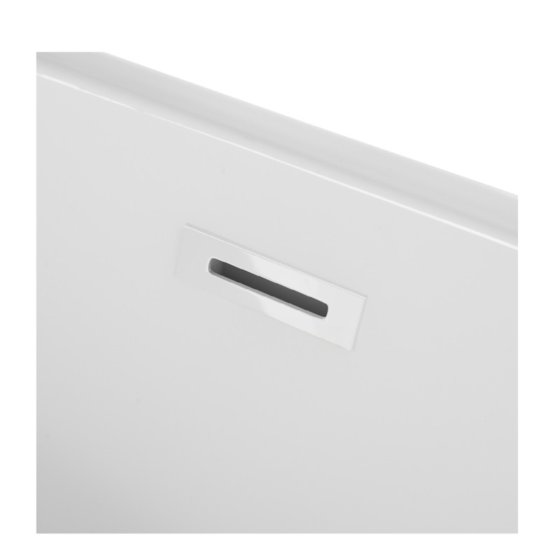 Wanna wolnostojąca narożna lewa AVOLA z pokrywką WHITE - 170 x 80 cm