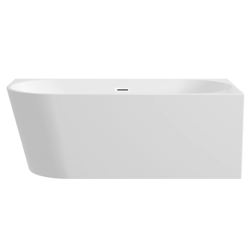 Wanna wolnostojąca narożna prawa AVOLA z pokrywką WHITE - 170 x 80 cm