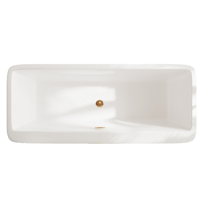 Wanna wolnostojąca ROMA z pokrywką COPPER - 170 x 80 cm