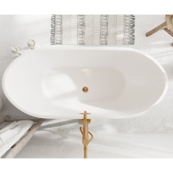 Wanna wolnostojąca PARMA z pokrywką COPPER - 170 x 72 cm