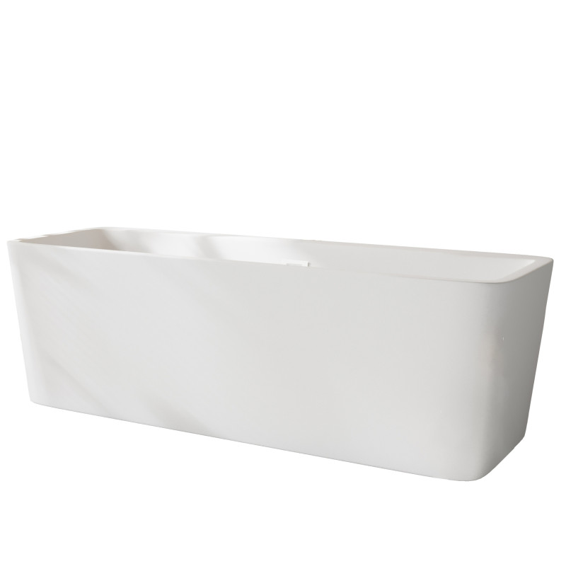 Wanna wolnostojąca ROMA z pokrywką WHITE  - 170 x 80 cm