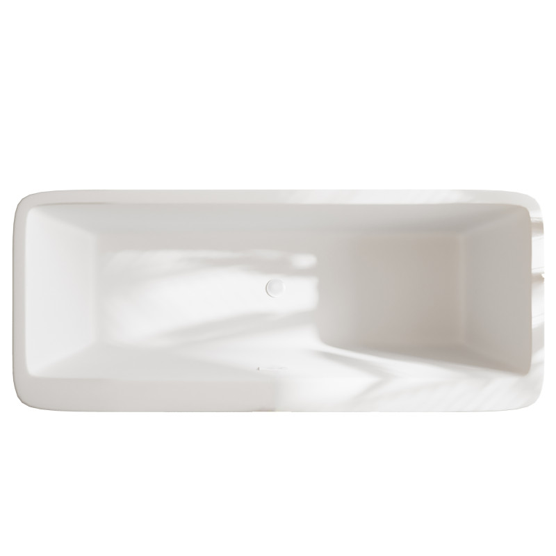 Wanna wolnostojąca ROMA z pokrywką WHITE  - 170 x 80 cm