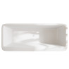 Wanna wolnostojąca ROMA z pokrywką WHITE  - 170 x 80 cm