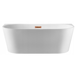 Wanna wolnostojąca przyścienna VIVA z pokrywką COPPER - 150 x 75 cm