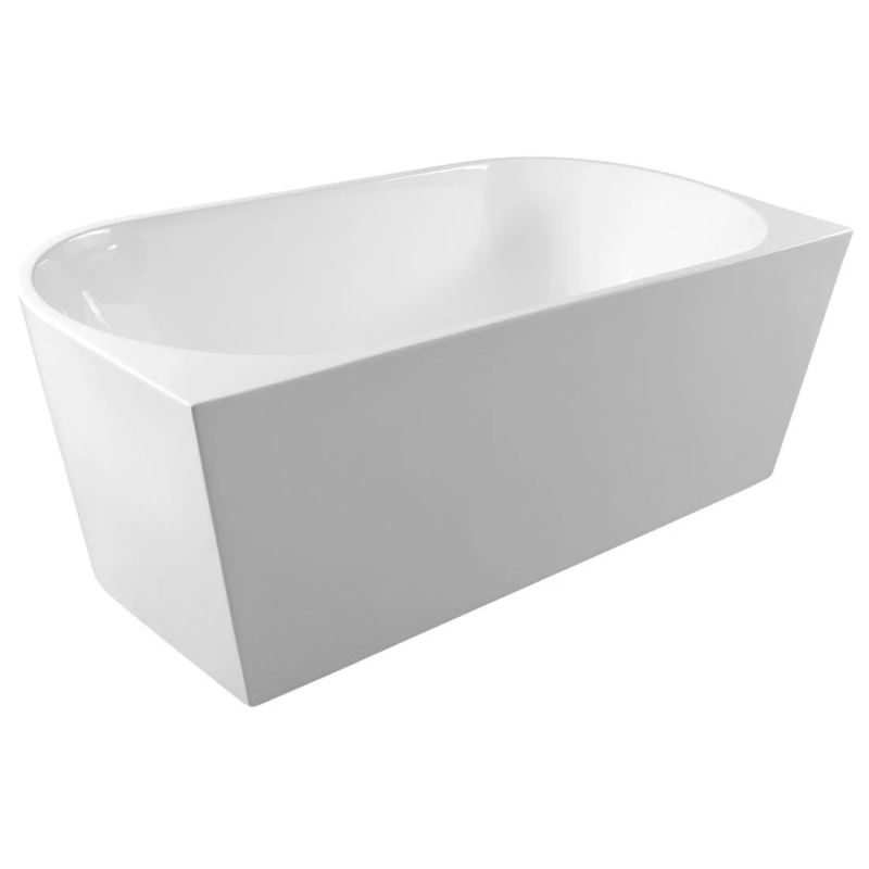 Wanna wolnostojąca przyścienna VIVA z pokrywką WHITE - 150 x 75 cm