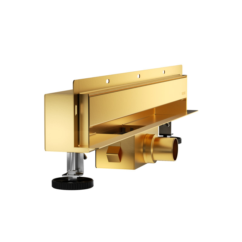 W-Drain NEXT 2w1 Odpływ liniowy ścienny 70 cm dwustronny złoty