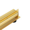 W-Drain NEXT 2w1 Odpływ liniowy ścienny 90 cm dwustronny złoty