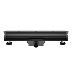 W-Drain NEXT 2w1 Odpływ liniowy ścienny 80 cm dwustronny czarny