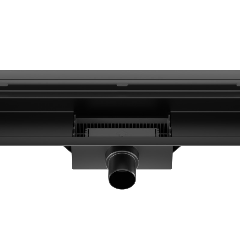 W-Drain NEXT 2w1 Odpływ liniowy ścienny 100 cm dwustronny czarny