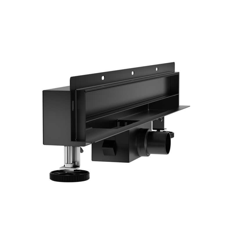 W-Drain NEXT 2w1 Odpływ liniowy ścienny 90 cm dwustronny czarny