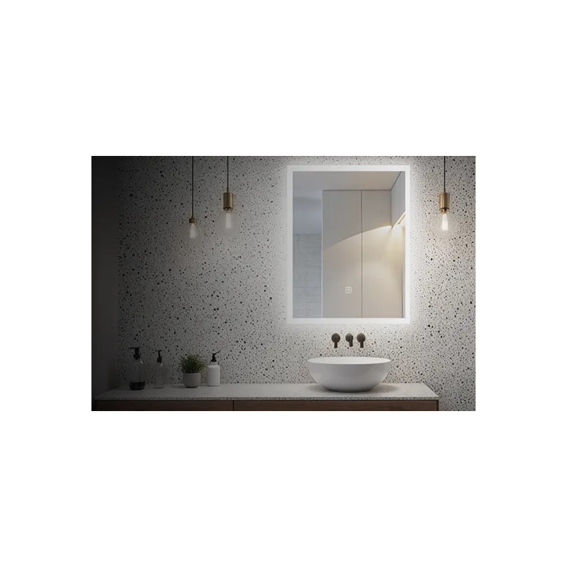 Lustro podświetlane 60x120 cm COSMO- Antypara, Ściemnianie, Zmiana Barwy