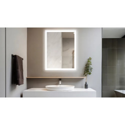 Lustro podświetlane 60x120 cm COSMO- Antypara, Ściemnianie, Zmiana Barwy