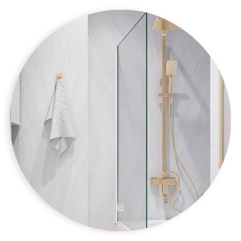 Lustro podświetlane ROCO 80 cm- Antypara, Ściemnianie, Zmiana barwy