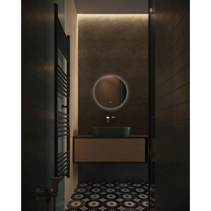 Lustro podświetlane ROCO 80 cm- Antypara, Ściemnianie, Zmiana barwy