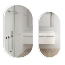 Lustro podświetlane ELISA 50x100 cm- Antypara, Ściemnianie, Zmiana barwy