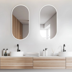 Lustro podświetlane ELISA 50x100 cm- Antypara, Ściemnianie, Zmiana barwy