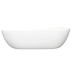 Umywalka nablatowa VIONA  47 x 33 cm  biała, ceramiczna