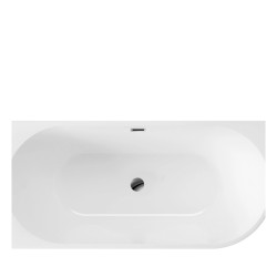 Wanna wolnostojąca narożna lewa AVOLA WHITE - 150 x 75 cm