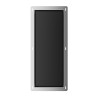 WALL-BOX BRUSH "S" LEWY - BLACK GLASS 53,2 x 23,2 x 15 cm