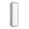 WALL-BOX BRUSH "L" LEWY - WHITE GLASS 68,2 x 23,2 x 15 cm