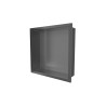WALL-BOX ONE - Półka wnękowa GUN METAL 30x30x7 cm