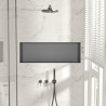 WALL-BOX NO RIM - Półka wnękowa bezramkowa Gun Metal 90x30x10 cm