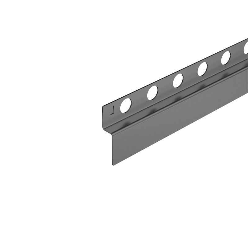 Listwa spadkowa przyścienna lewa 170 cm Gun Metal