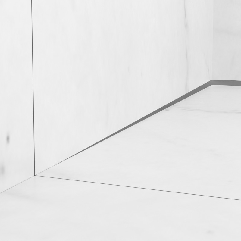 Listwa spadkowa podłogowa lewa 120 cm Gun Metal