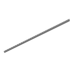 Listwa spadkowa przyścienna lewa 170 cm Gun Metal