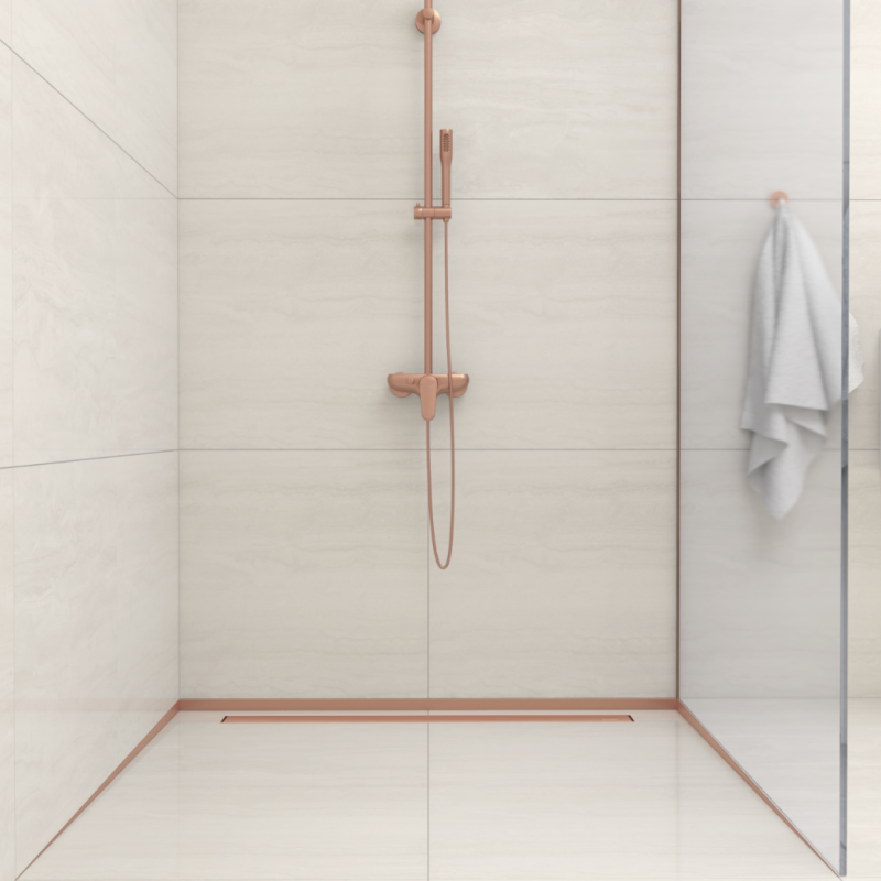 Listwa spadkowa podłogowa lewa 170 cm Copper