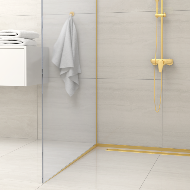 Listwa spadkowa podłogowa lewa 170 cm Gold