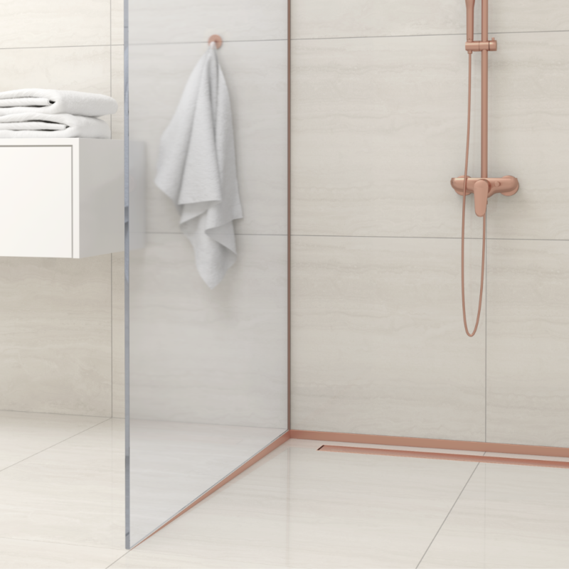 Listwa spadkowa podłogowa lewa 170 cm Copper