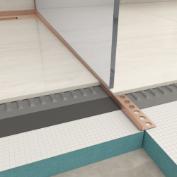 Listwa spadkowa podłogowa prawa 170 cm Copper