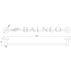 Wieszak QUBE model 1 - GUN METAL