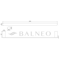 Wieszak QARX model 2 - CHROM