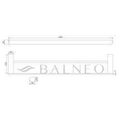 Wieszak QARX model 3 - CHROM