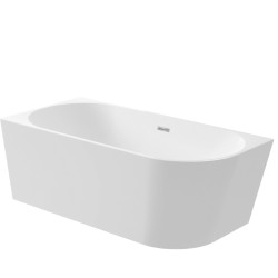 II gatunek Wanna wolnostojąca narożna lewa AVOLA WHITE - 160 x 80 cm
