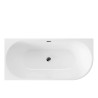 II gatunek Wanna wolnostojąca narożna lewa AVOLA WHITE - 160 x 80 cm
