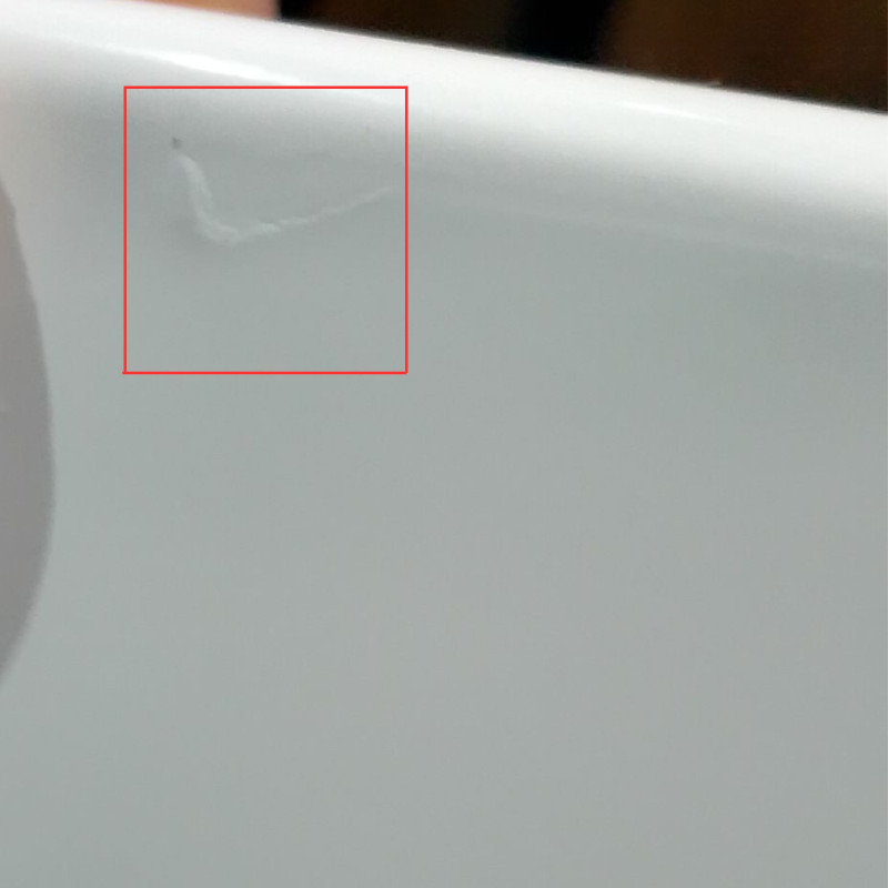 II gatunek Wanna wolnostojąca narożna lewa AVOLA 160 x 80 cm